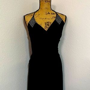 Black studded dress
